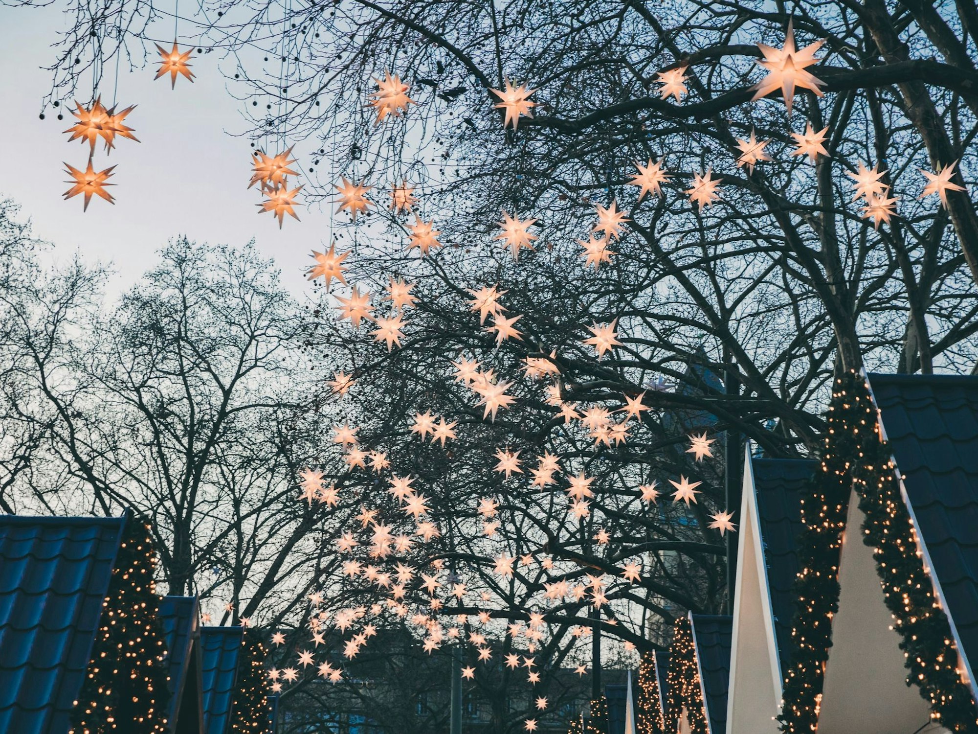 Eine himmlische Weihnachtszeit verspricht der „Markt der Engel“ auf dem Neumarkt.