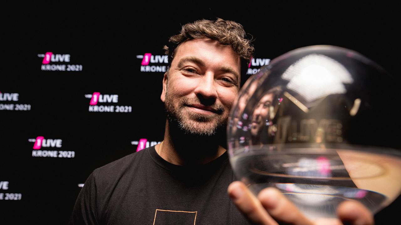 Rapper Materia (hier zu sehen im Dezember 2021) wurde im vergangenen Jahr bei der „1Live-Krone“ zum Künstler des Jahres gekürt.