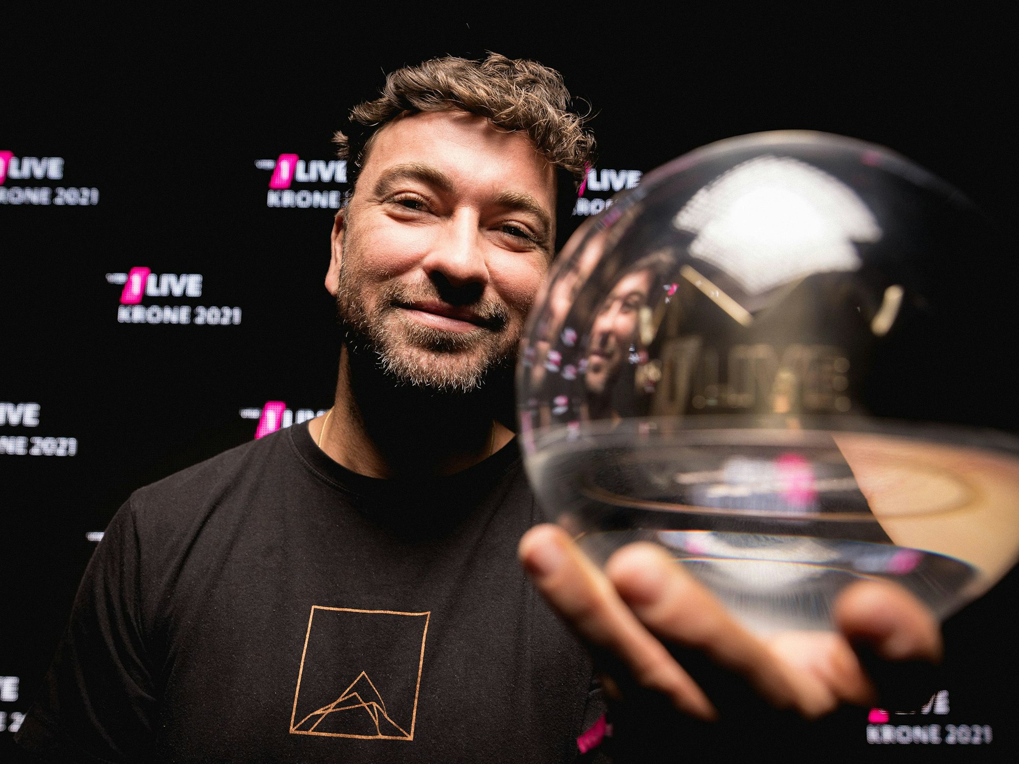 Rapper Materia (hier zu sehen im Dezember 2021) wurde im vergangenen Jahr bei der „1Live-Krone“ zum Künstler des Jahres gekürt.