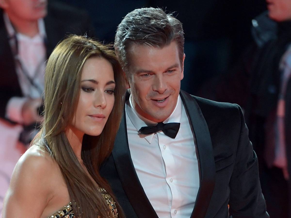 Markus Lanz und Angela hier auf dem roten Teppich 2013 in Berlin.