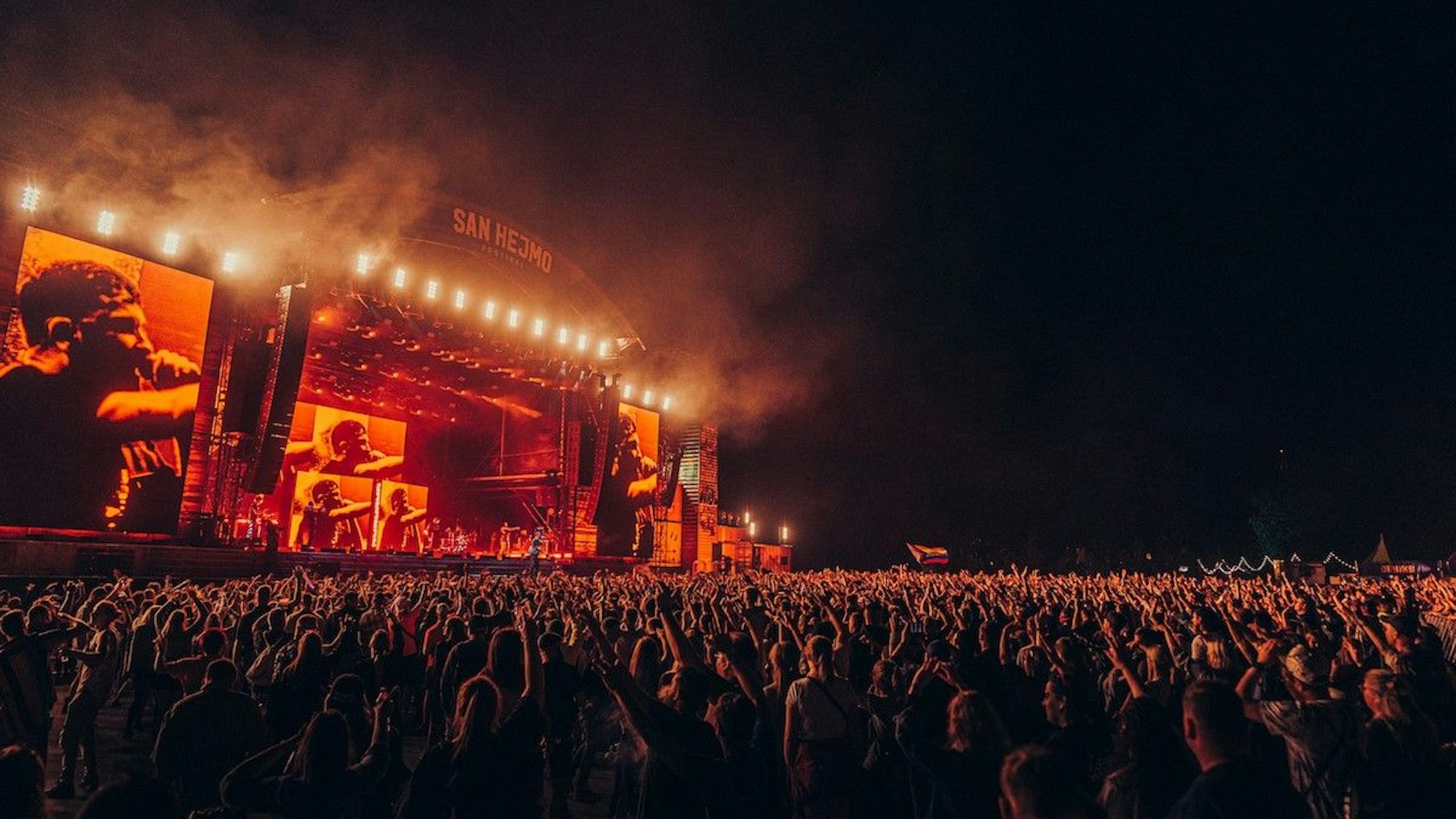 Fans vor der San Hejmo-Bühne im August 2022