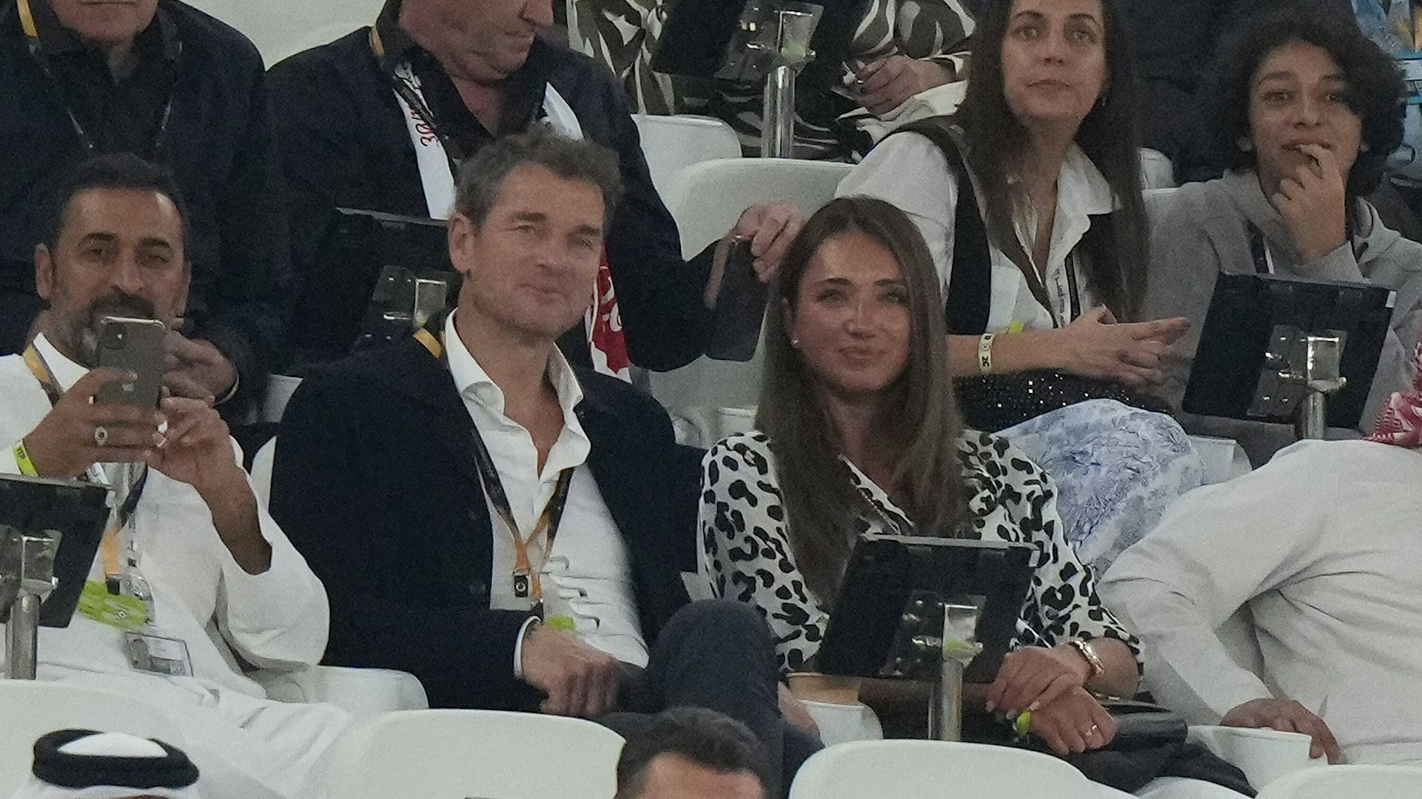 Jens Lehmann bei einem WM-Spiel auf der Tribüne.