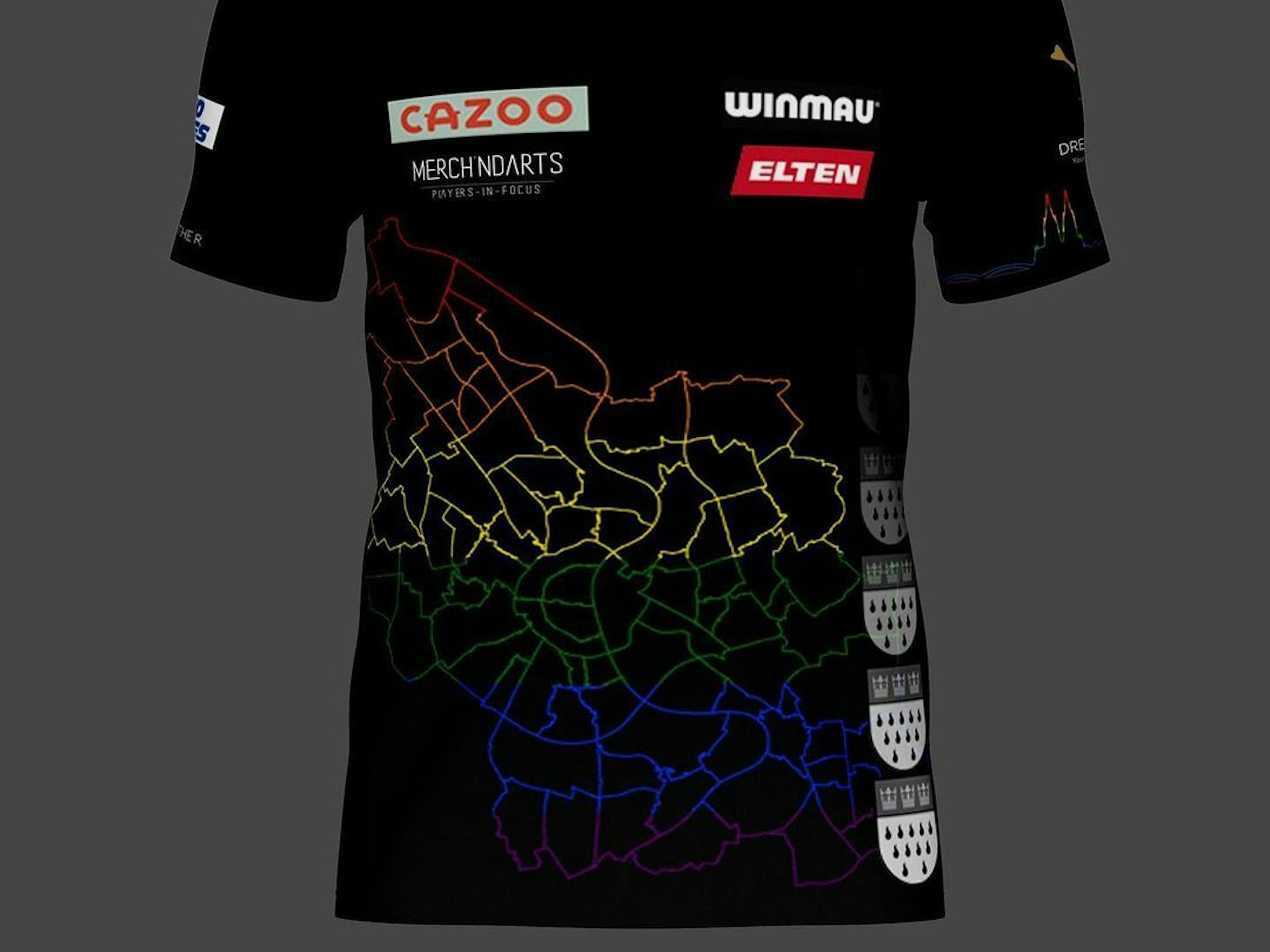 Blick auf das neue WM-Trikot von Florian Hempel.