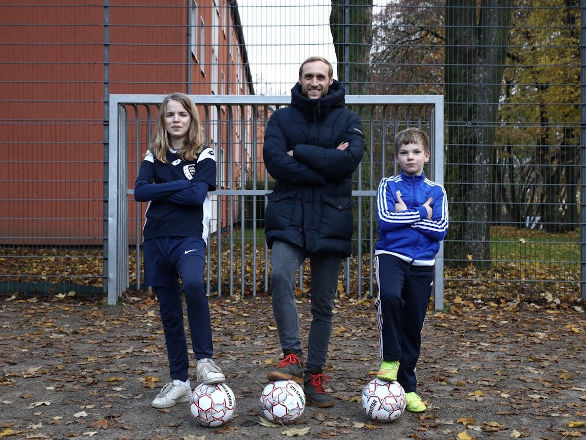Marcel Risse in der Stegerwaldsiedlung in Köln-Mülheim