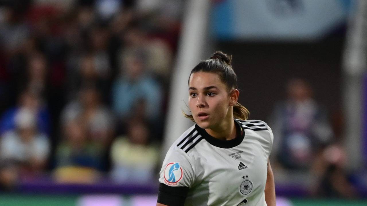 Lena Oberdorf im Deutschland-Trikot