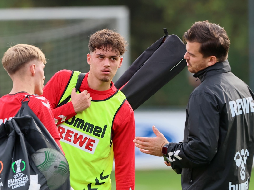 Maximilian Schmid und Rijad Smajic im Gespräch mit Max Weuthen.