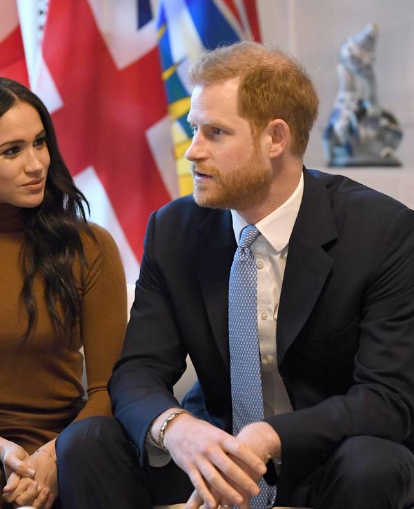 Prinz Harry und seine Frau Meghan, Herzogin von Sussex, aufgenommen während ihres Besuchs im Kanada-Haus, wo sie sich für die Gastfreundschaft bedankten, die das Commonwealth-Land ihnen im Familienurlaub gewährt hatte.