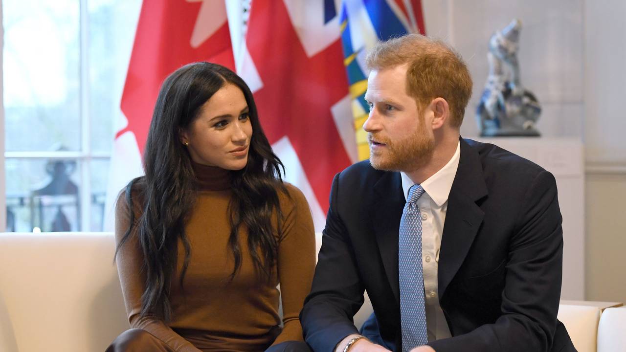 Prinz Harry und seine Frau Meghan, Herzogin von Sussex, aufgenommen während ihres Besuchs im Kanada-Haus, wo sie sich für die Gastfreundschaft bedankten, die das Commonwealth-Land ihnen im Familienurlaub gewährt hatte.