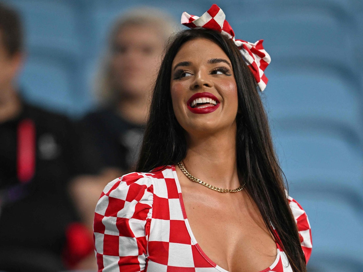 Ivana Knöll beim Spiel Kroatien gegen Japan bei der WM 2022 in Katar.