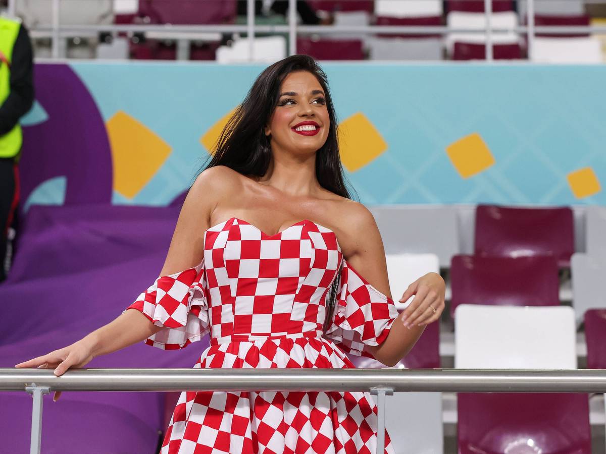 Ivana Knöll vor dem WM-Gruppenspiel zwischen Kroatien und Kanada am 27. November 2022.
