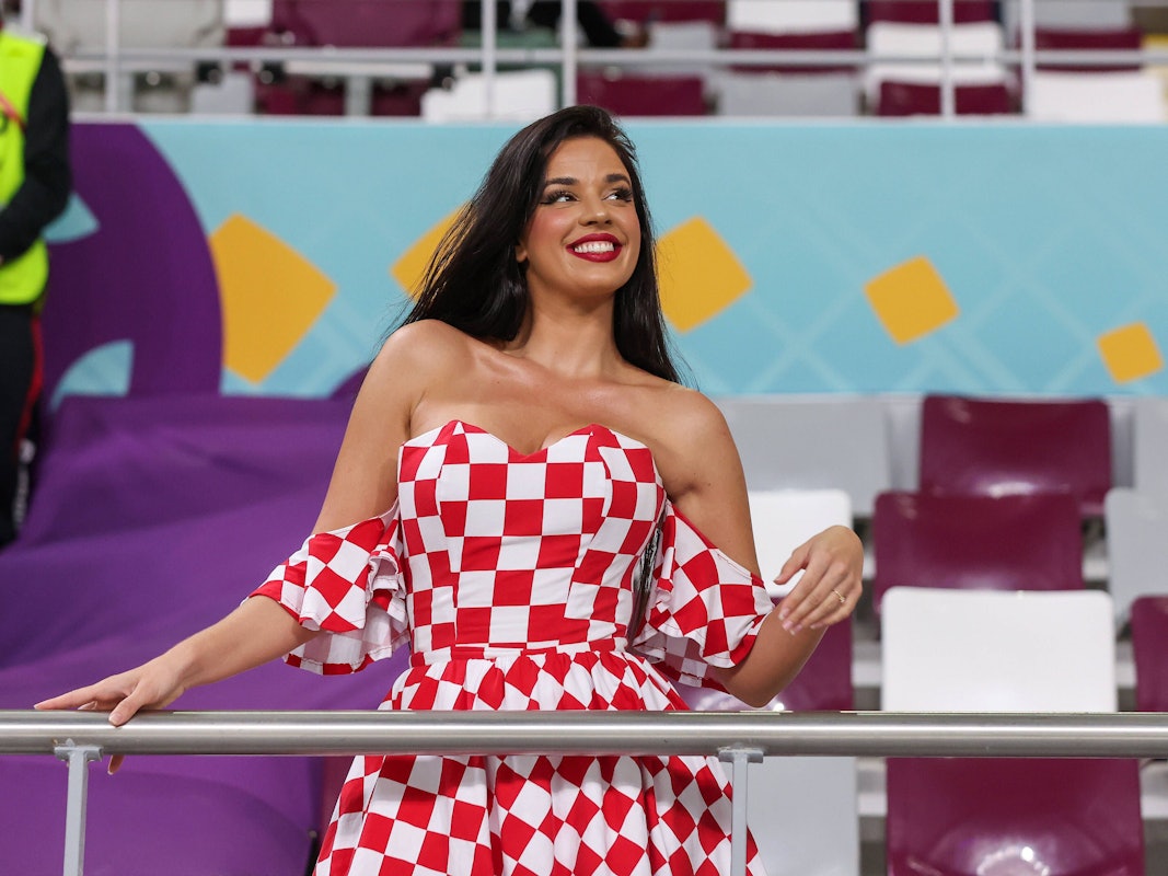 Ivana Knöll vor dem WM-Gruppenspiel zwischen Kroatien und Kanada am 27. November 2022.