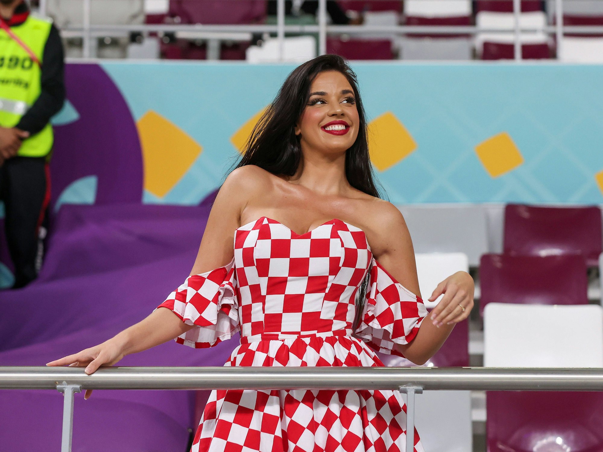 Ivana Knöll vor dem WM-Gruppenspiel zwischen Kroatien und Kanada am 27. November 2022.