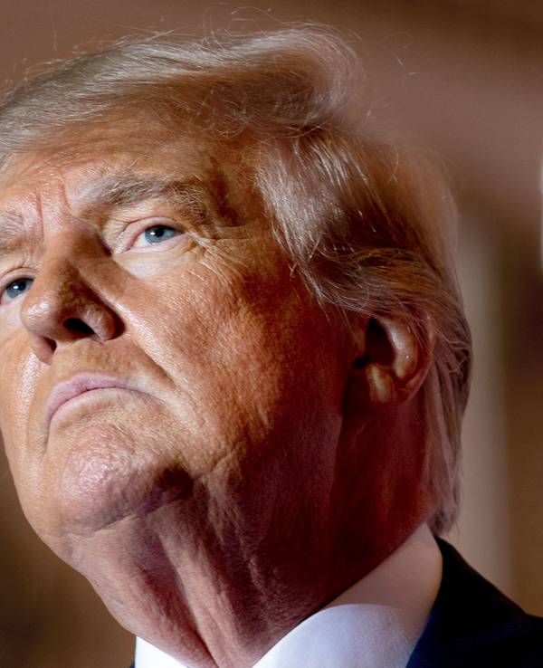 Das Foto zeigt den ehemaligen US-Präsidenten Donald Trump.