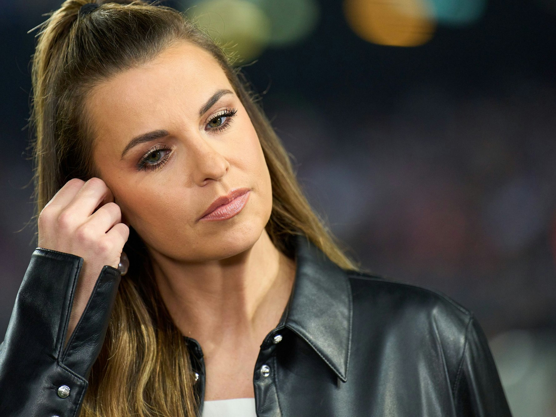 Laura Wontrorra (hier 2022 in Spanien) möchte nicht bei „Let's Dance“ mitmachen. Sie verrät auch den Grund. Laura WONTORRA, sports presenter, reporter, woman, moderator, TV, television, in the match FC Barcelona, Barca - FC BAYERN MUENCHEN 0-3 of football UEFA Champions League, group stage, group C, match day, in season 2022/2023 on Oct 26, 2022 in Barcelona, Spain. Gruppenphase, FCB, München.