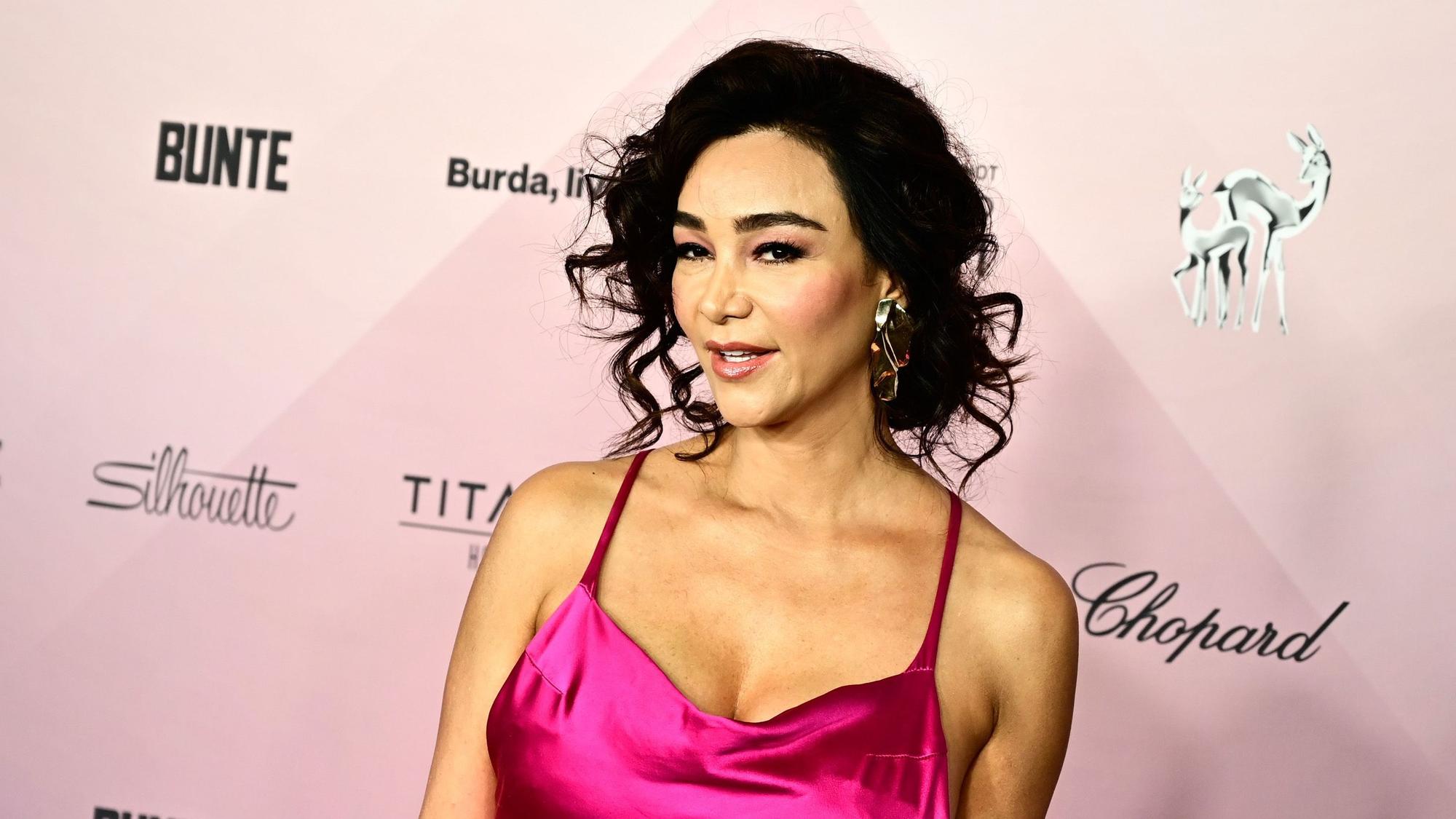 Verona Pooth kommt zur Charity-Veranstaltung "Tribute to Bambi" in das Hotel «Titanic Chaussee Berlin». Zu dem Event der Hubert Burda Media werden zahlreiche prominente Gäste erwartet. +++ dpa-Bildfunk +++