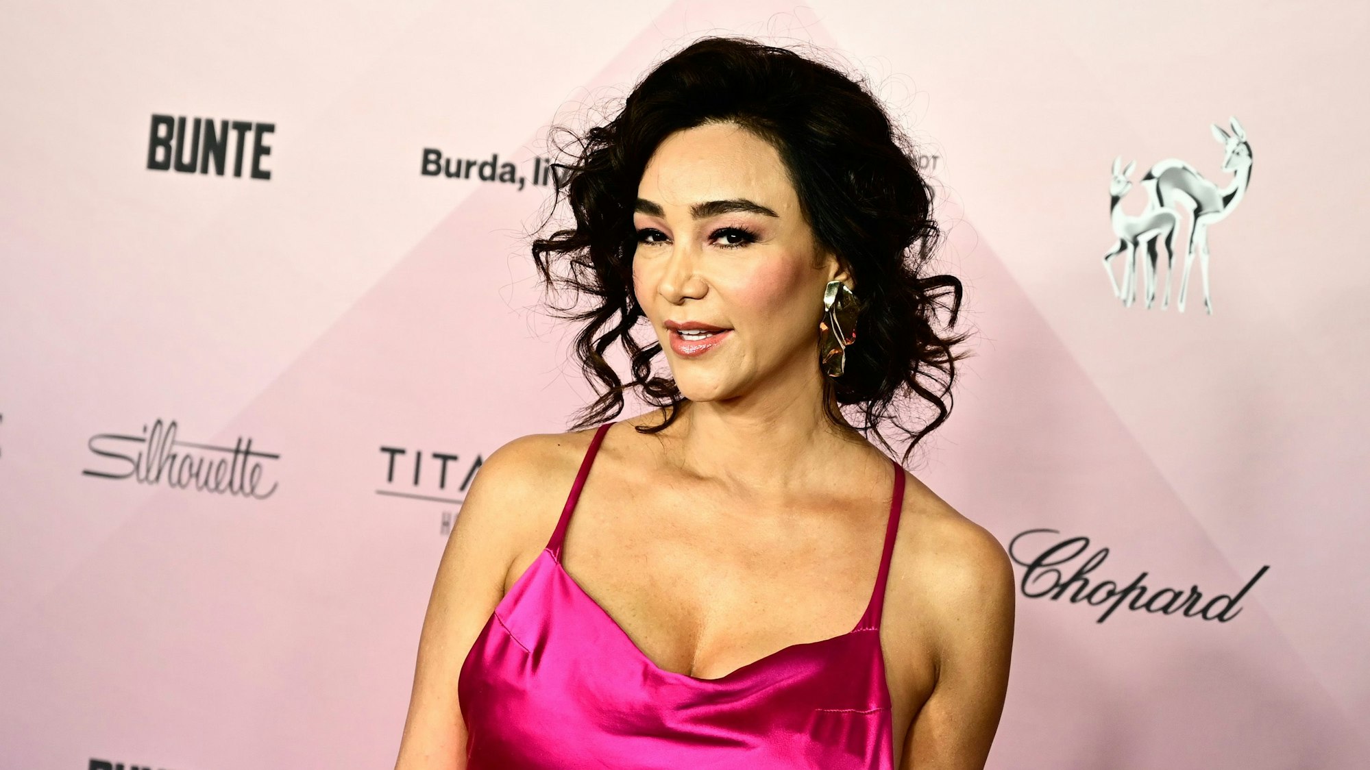 Verona Pooth kommt zur Charity-Veranstaltung "Tribute to Bambi" in das Hotel «Titanic Chaussee Berlin». Zu dem Event der Hubert Burda Media werden zahlreiche prominente Gäste erwartet. +++ dpa-Bildfunk +++