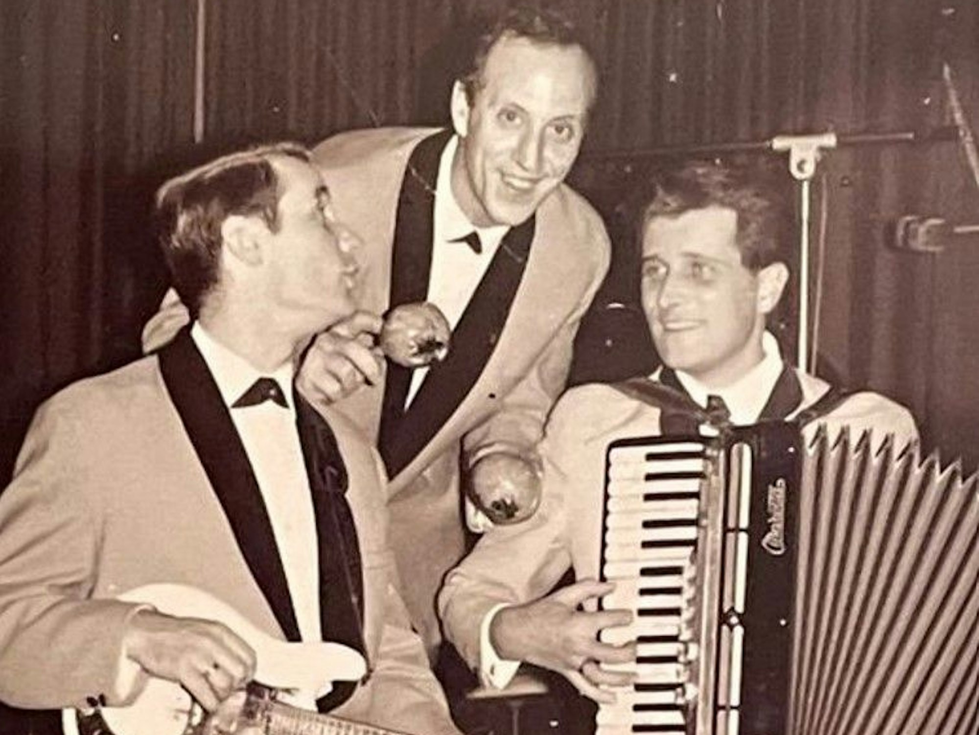 Foto aus den 1960er-Jahren: Hans Süper (l.) mit dem Trio Big Boys aus Köln.