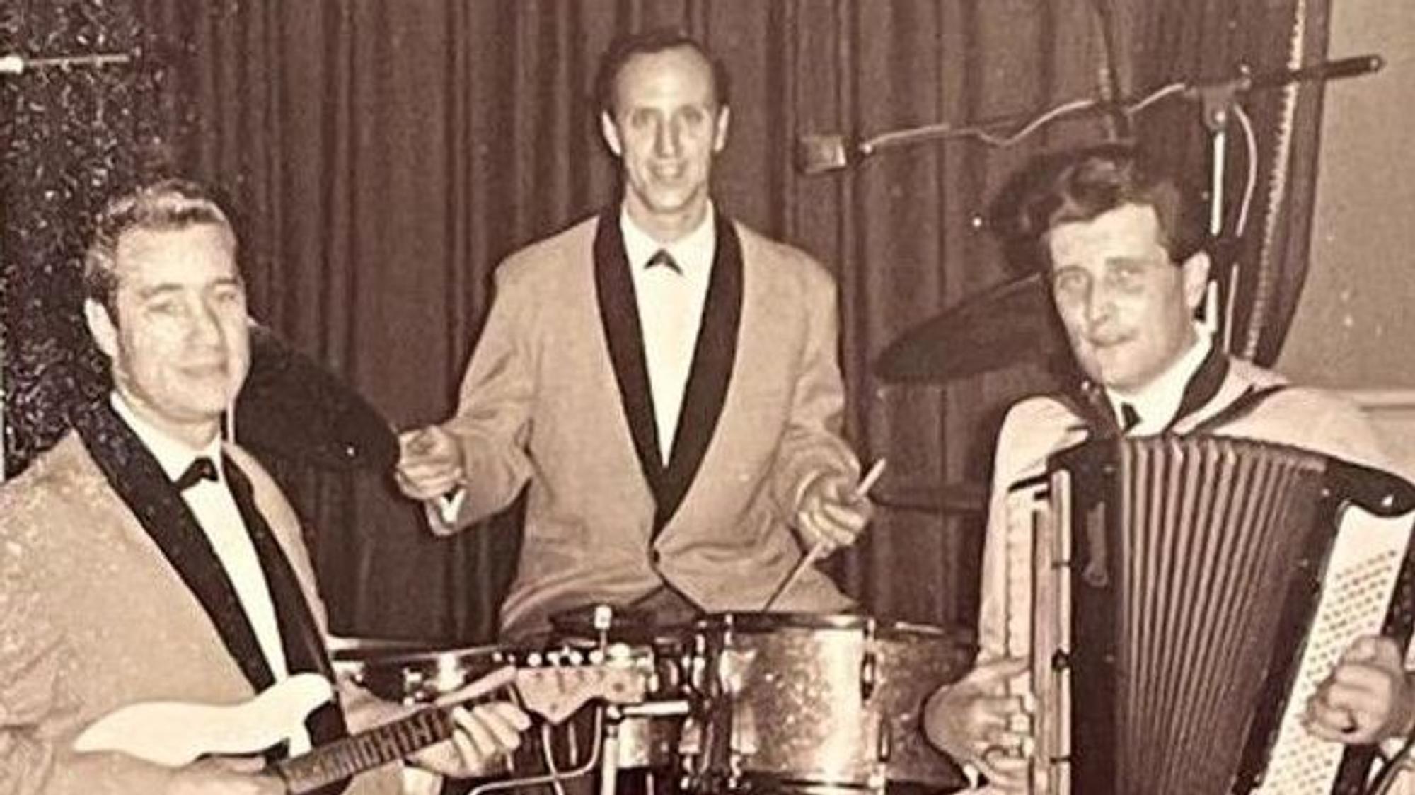 Foto der „Big Boys“ aus den 1960er-Jahren mit Hans Süper (l.)