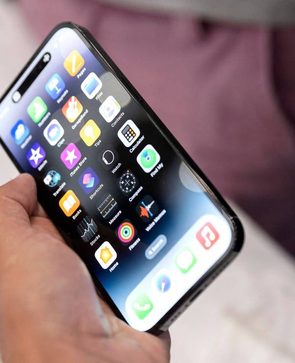 Das iPhone 14 bei der Vorstellung am 7. September 2022.