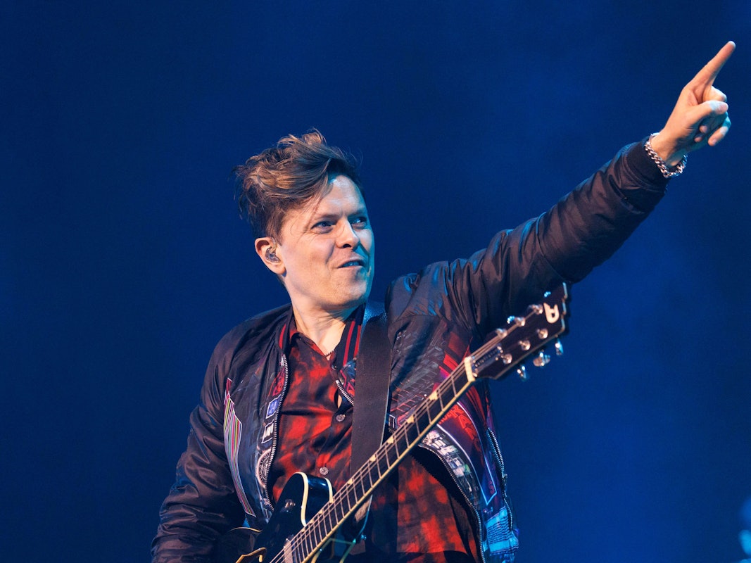 Sänger Michael Patrick Kelly beim Live-Tauschkonzert von Sing meinen Song Staffel 7 in der Lanxess-Arena.