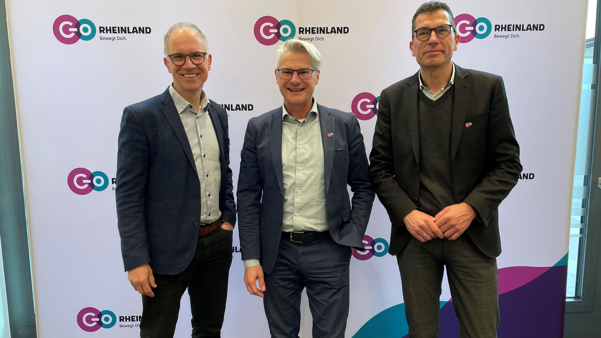 Die drei Geschäftsführer von „Go.Rheinland“.