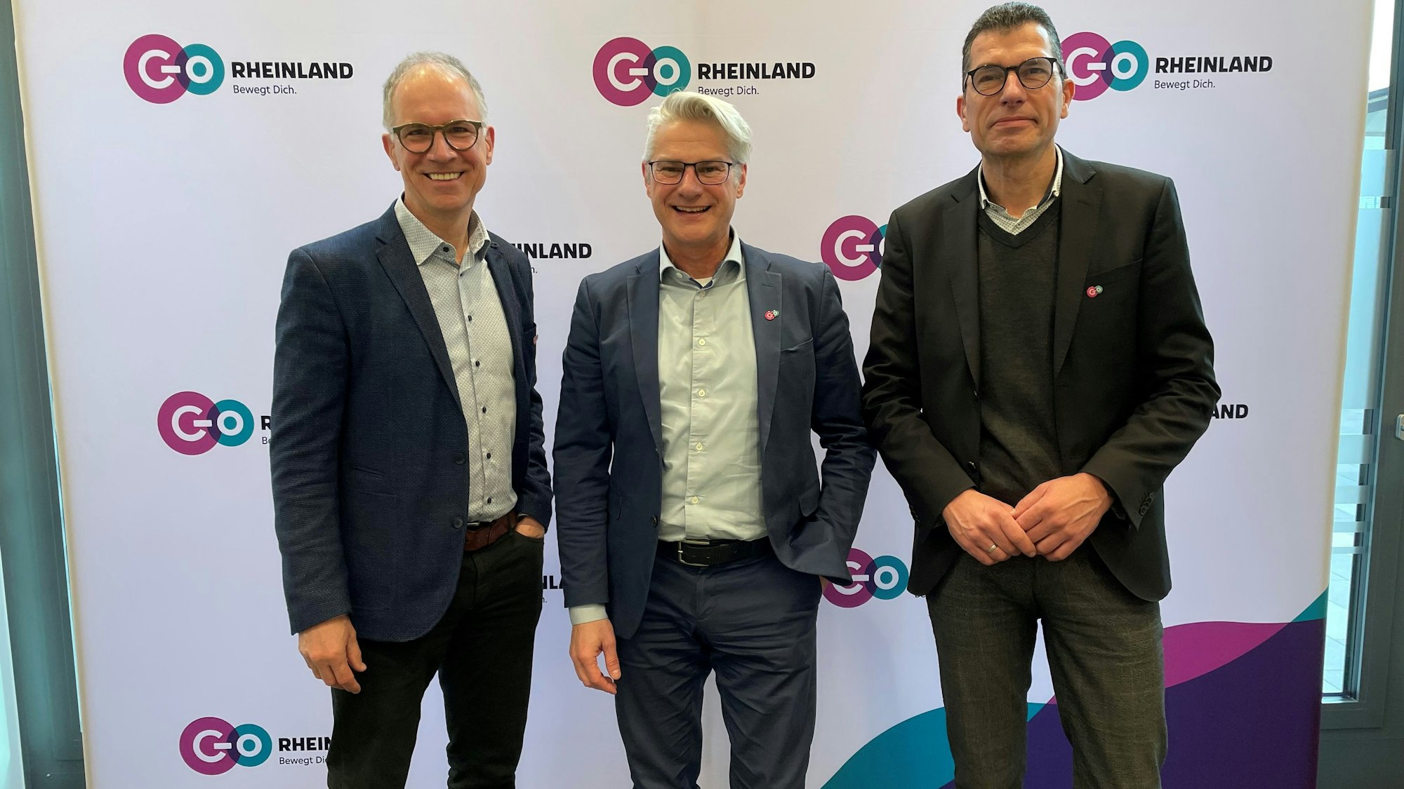 Die drei Geschäftsführer von „Go.Rheinland“.