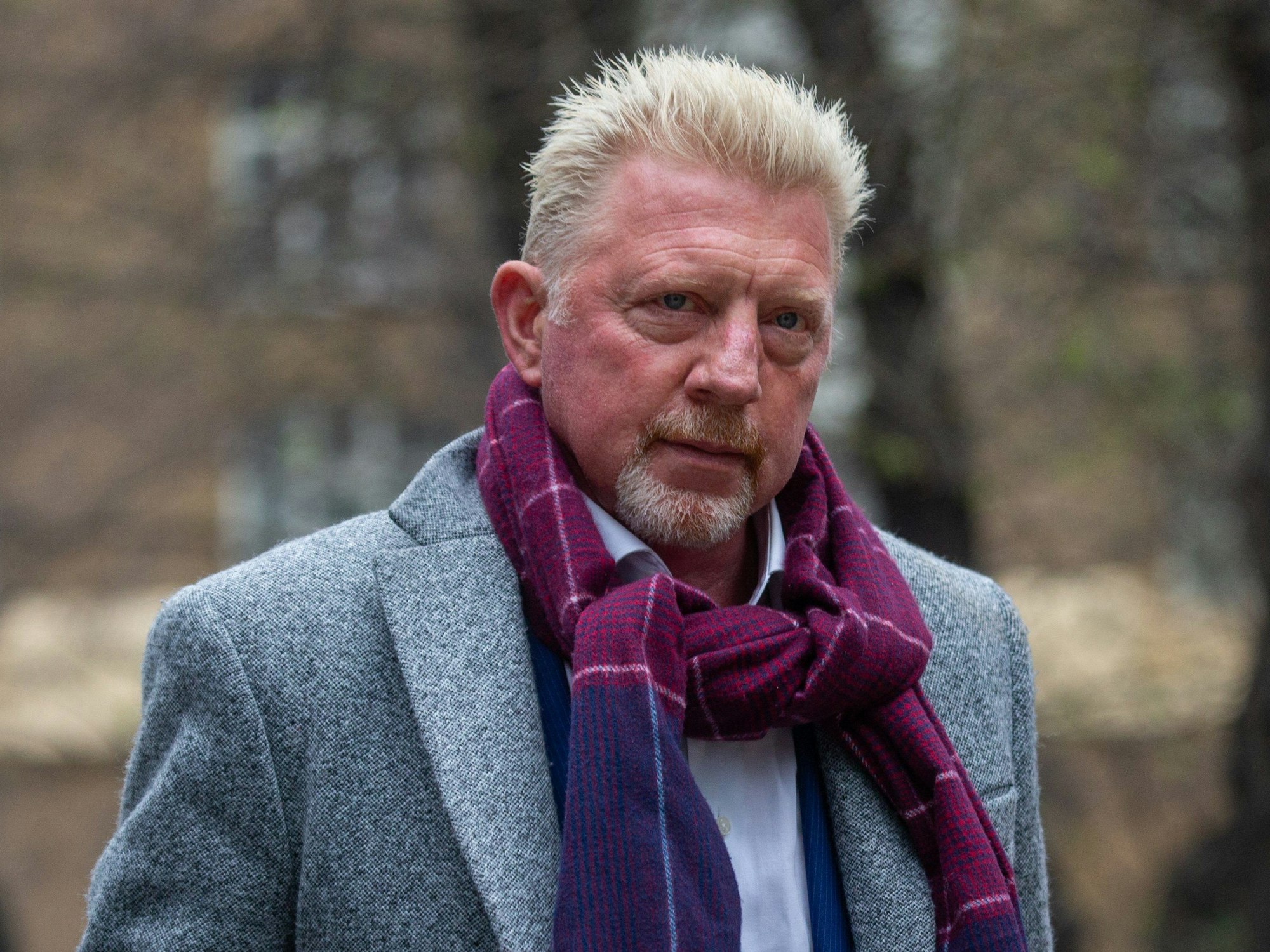 Boris Becker, ehemaliger Tennis-Profi aus Deutschland, trifft vor dem Southwark Crown Court ein.