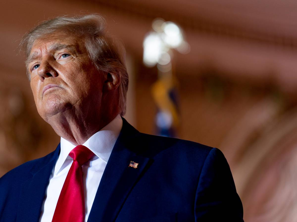 Donald Trump am 15. November 2022 in Mar-a-Lago, Florida.