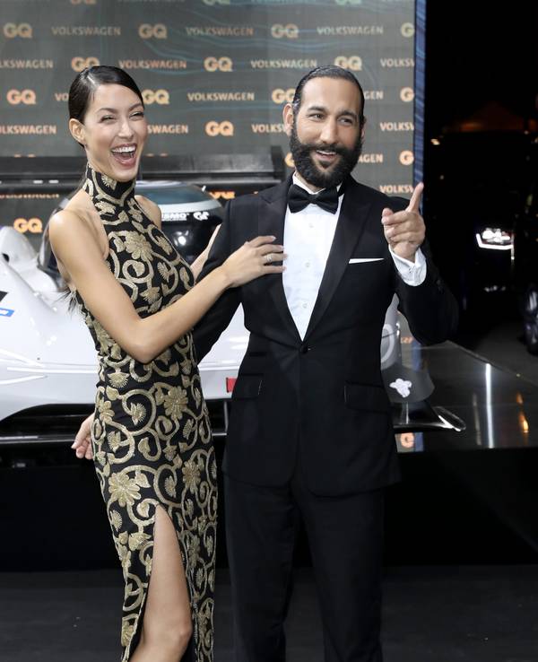 Rebecca Mir und Massimo Sinato kommen zur Gala „GQ Men of the Year 2018“.