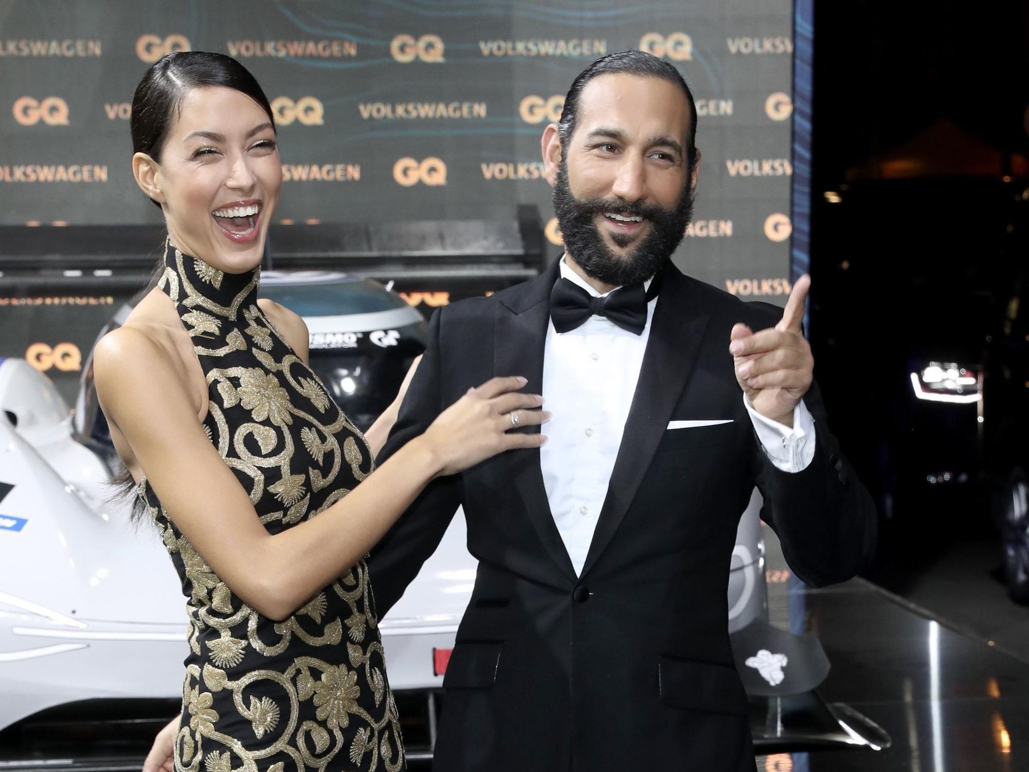 Rebecca Mir und Massimo Sinato kommen zur Gala „GQ Men of the Year 2018“.