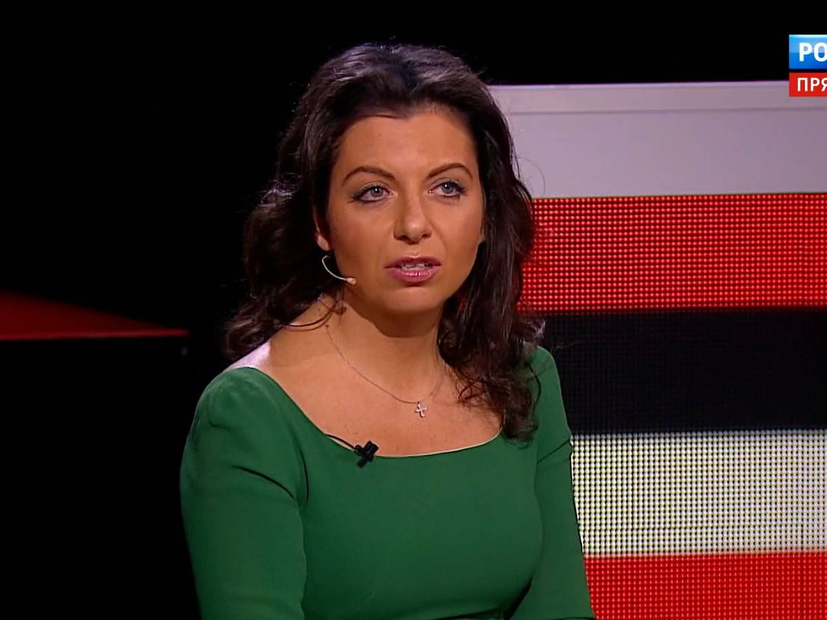 Die russische Journalistin Margarita Simonowna Simonjan ist am 28. November im Sender „Rossjia 1“ zu sehen.