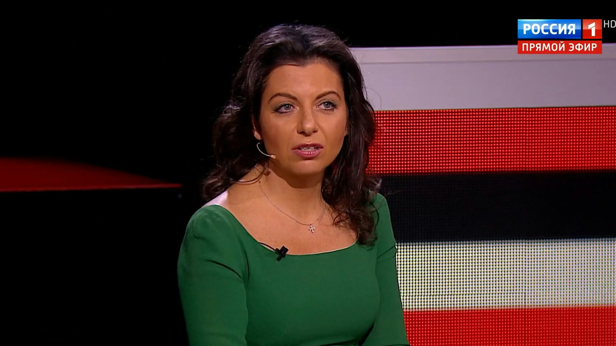 Die russische Journalistin Margarita Simonowna Simonjan ist am 28. November im Sender „Rossjia 1“ zu sehen.