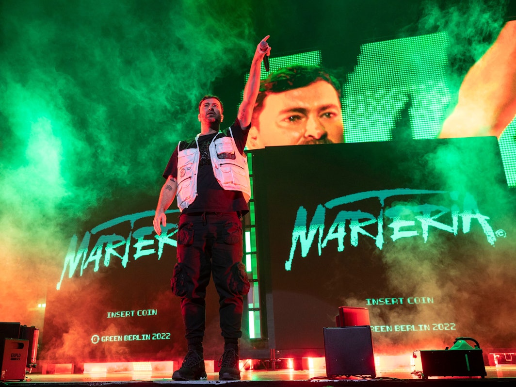 Hip-Hopper Marteria begeistert am 17. Dezember 2022 in der Lanxess-Arena in Köln.
