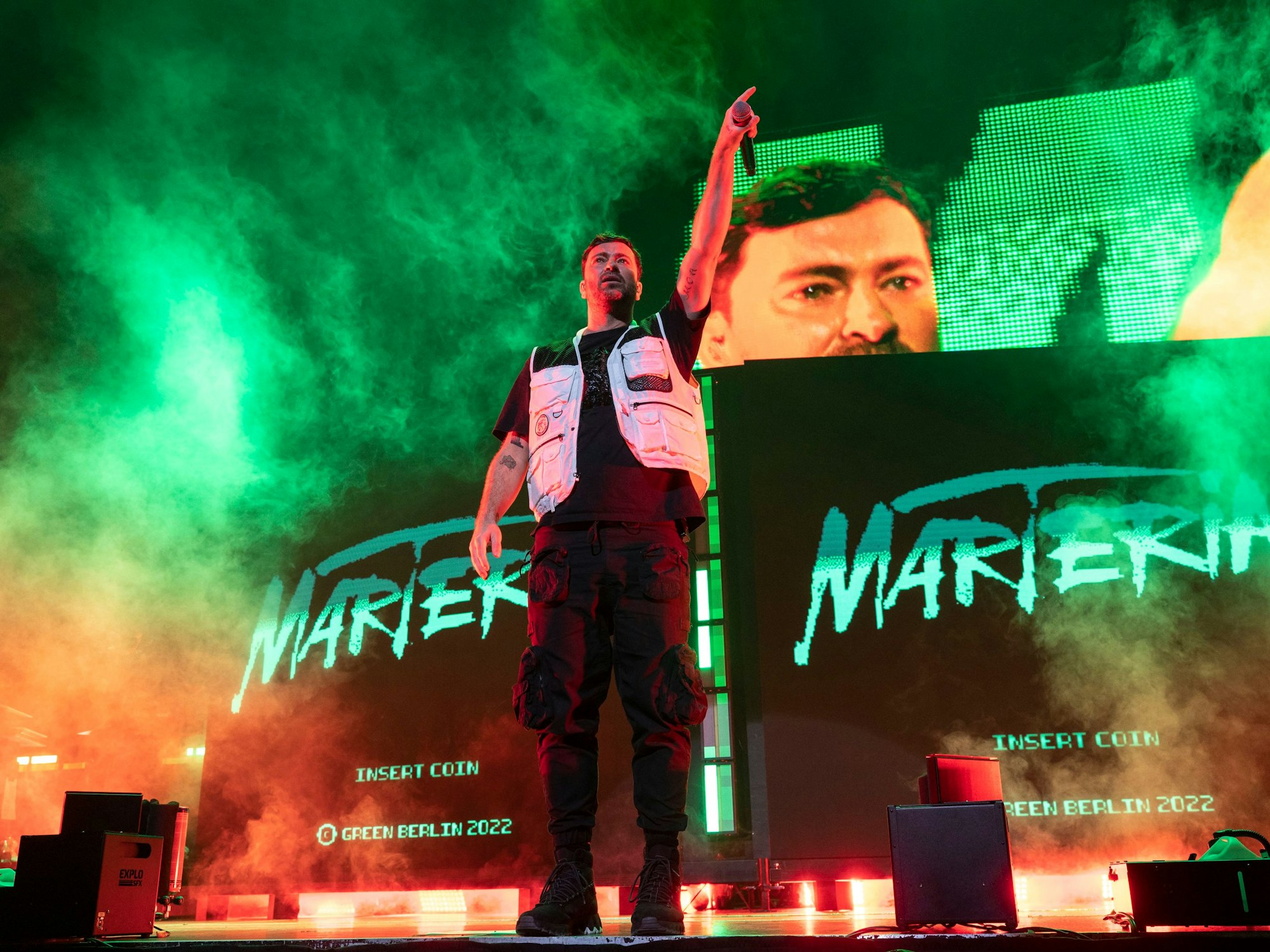 Hip-Hopper Marteria begeistert am 17. Dezember 2022 in der Lanxess-Arena in Köln.