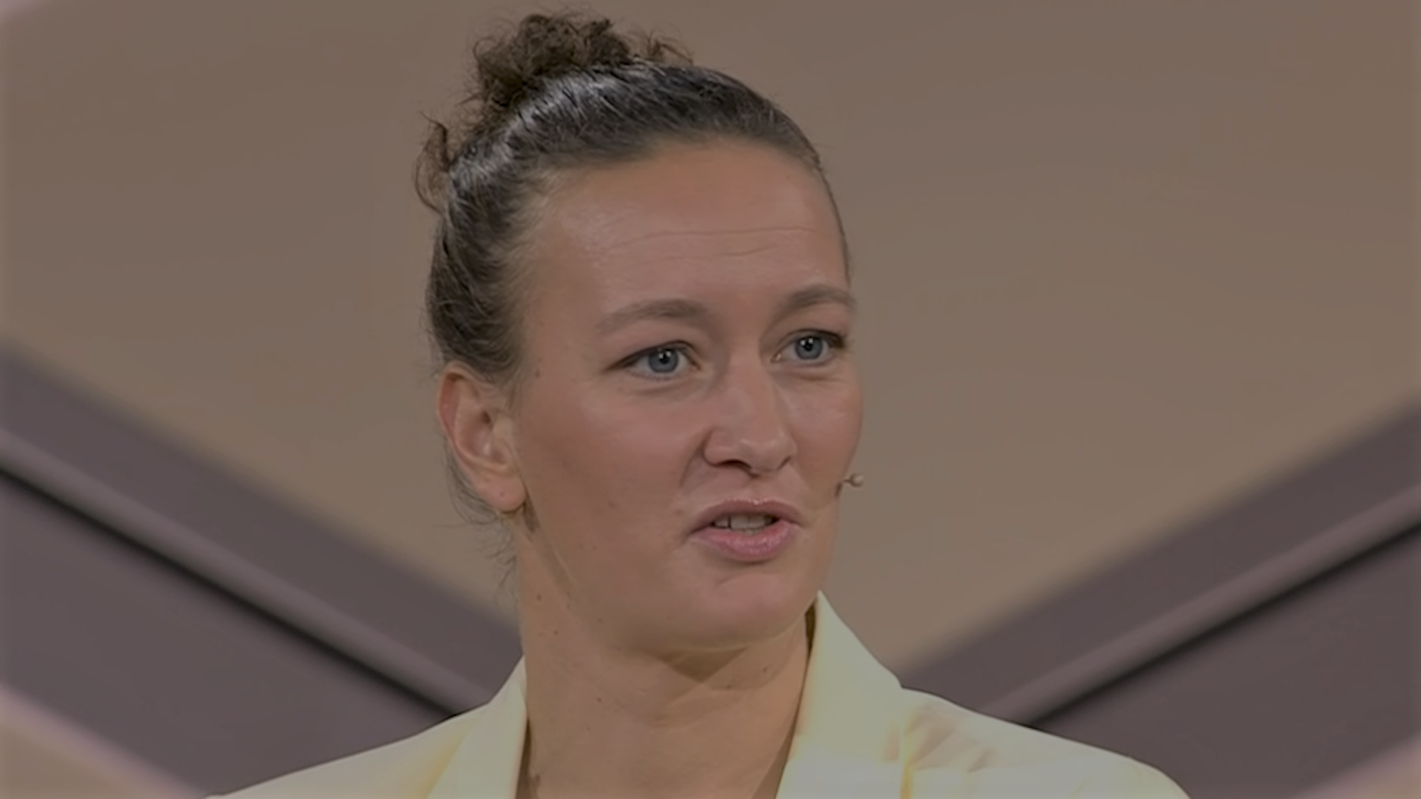 Almuth Schult bei ihrem Einsatz als WM-Expertin.