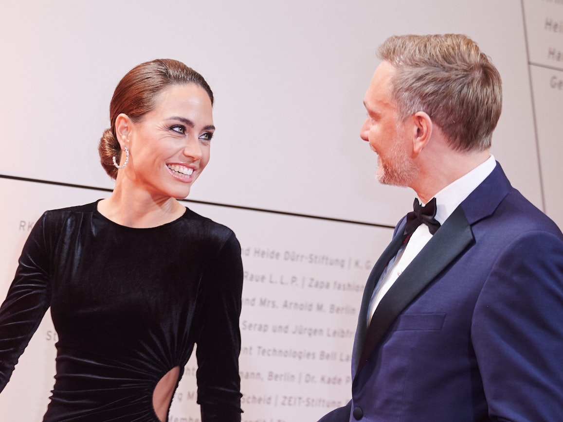 Christina Lindner und Ehefrau Franca Lehfeldt (hier im November 2022) haben sich jetzt öffentlich gezeigt.