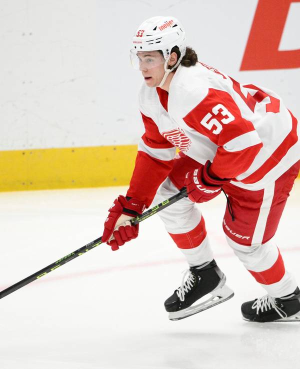 Moritz Seider beim Spiel seines Teams