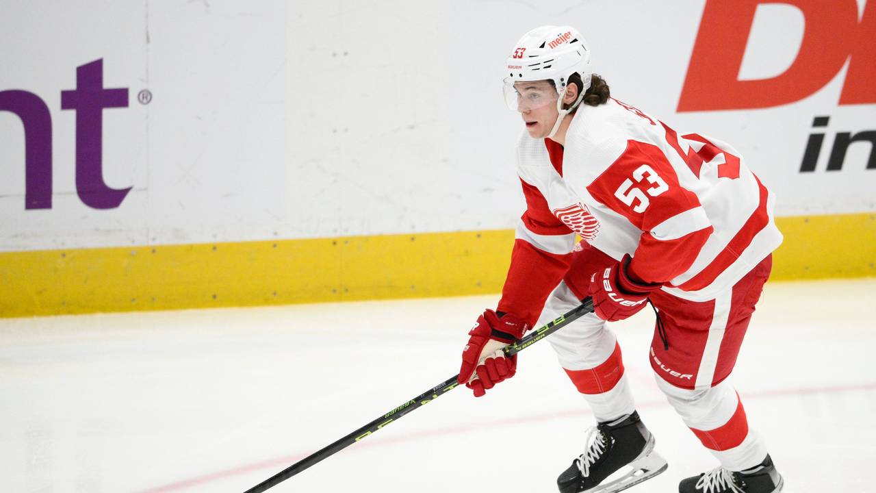 Moritz Seider beim Spiel seines Teams
