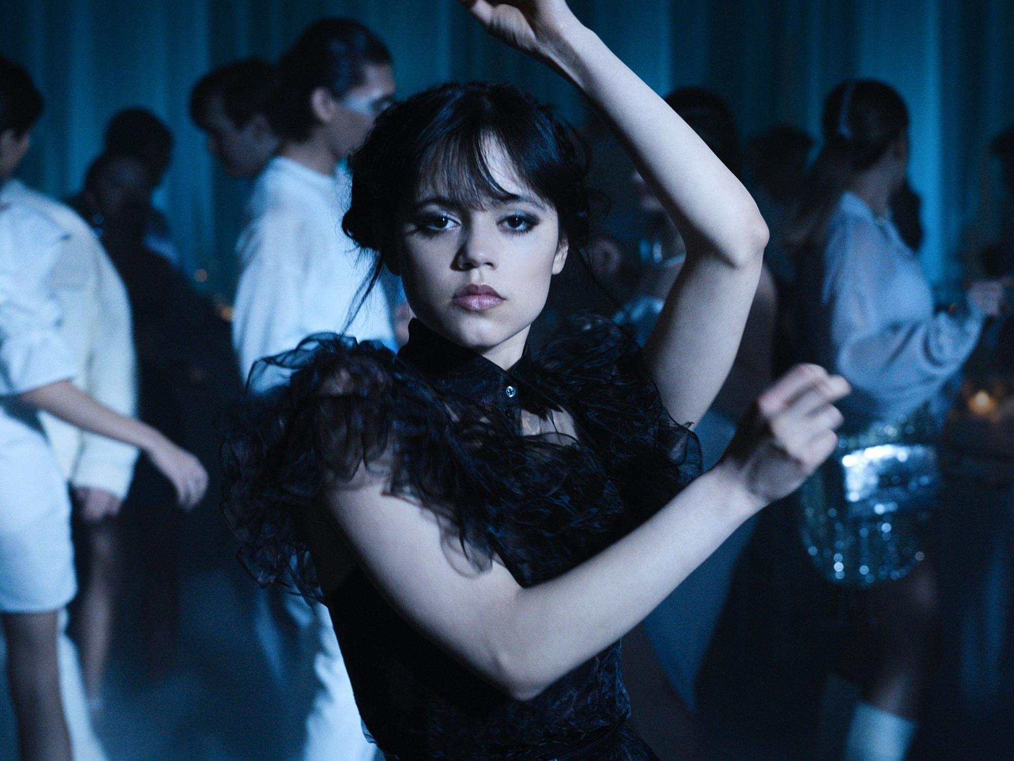 Netflix-Star Jenna Ortega in ihrer Rolle als „Wednesday Addams“.
