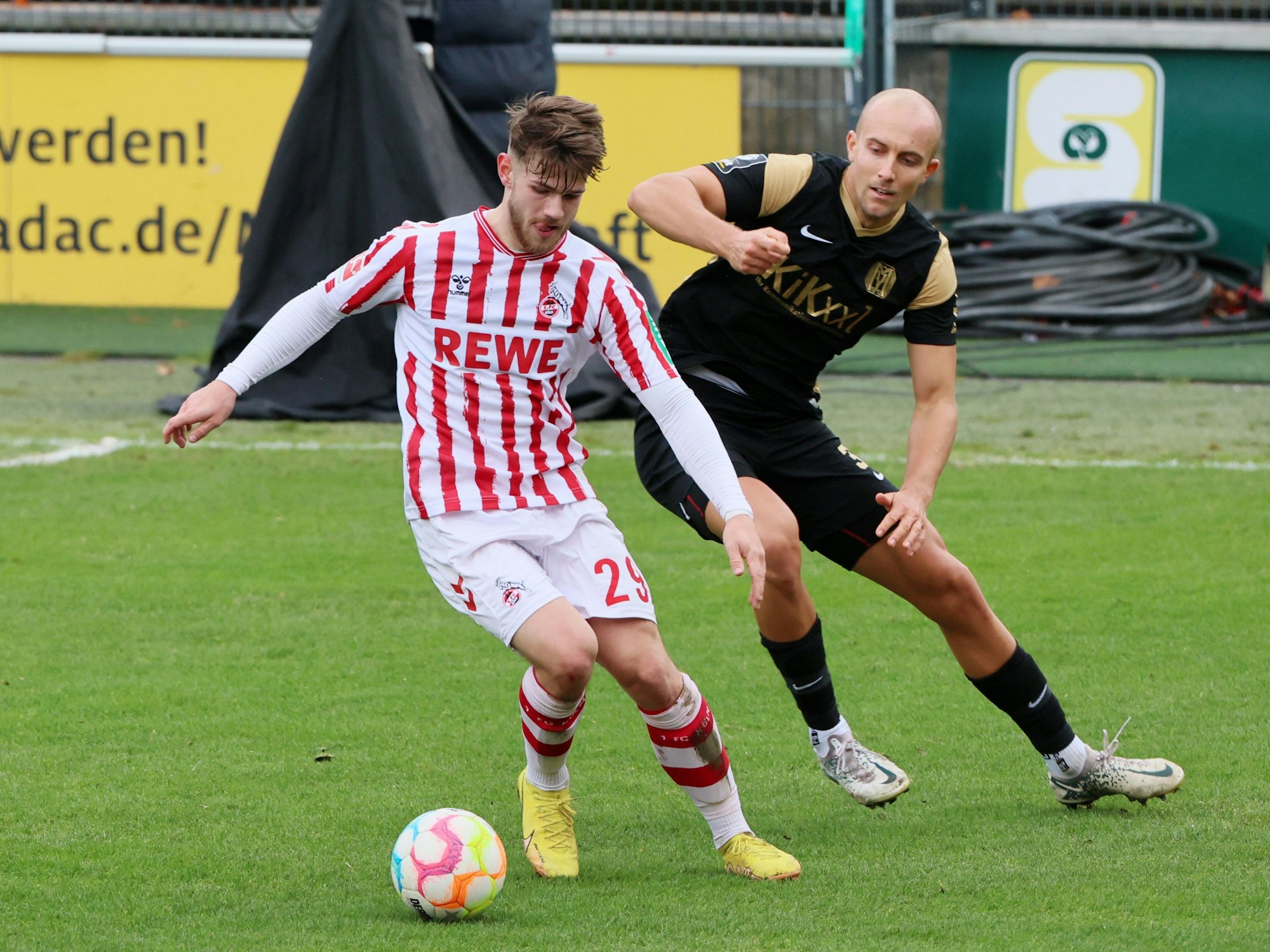 Jan Thielmann während des Spiels gegen den SV Meppen.
