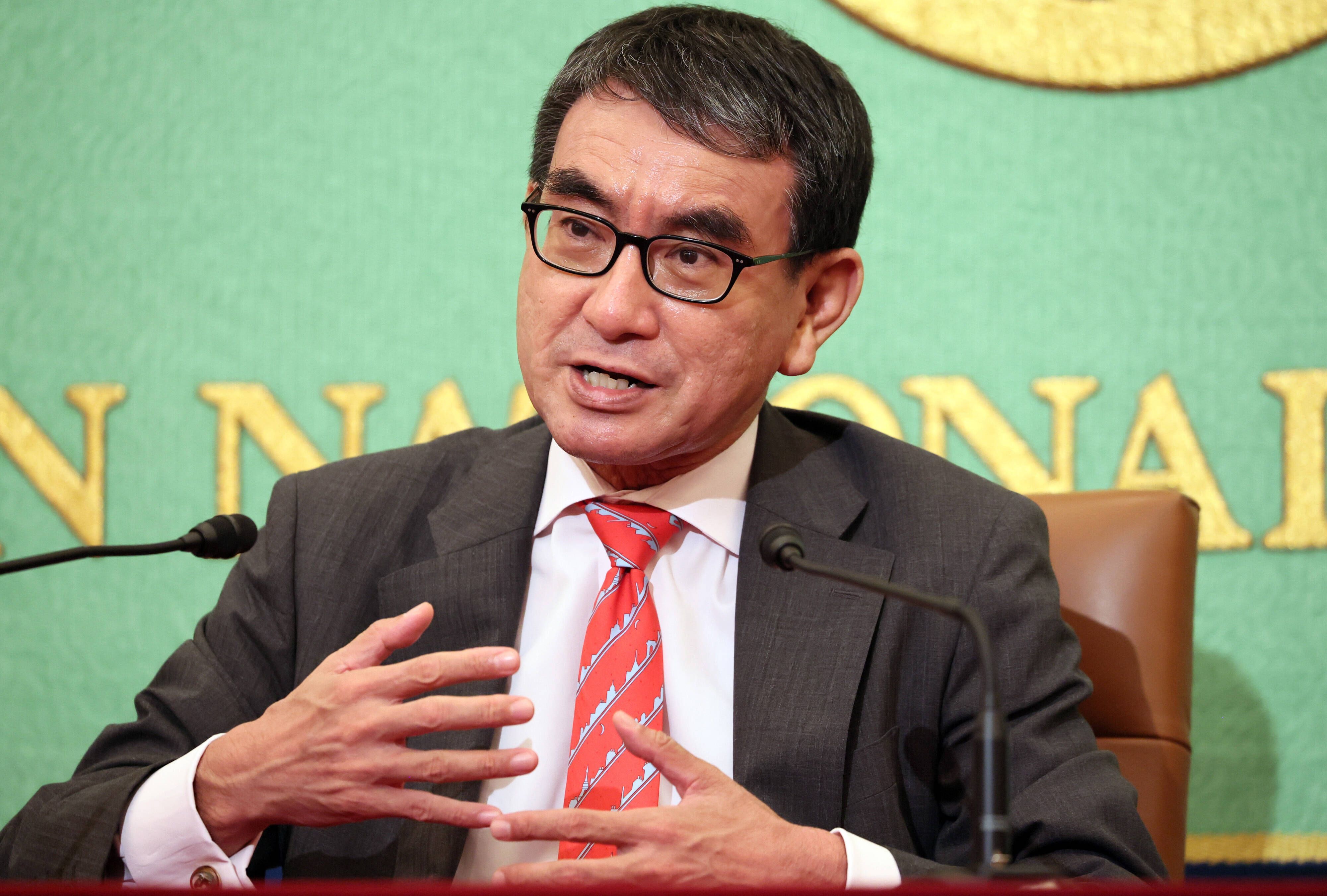 Taro Kono, Japans Minister für Digitalisierung, am 20. September 2022.