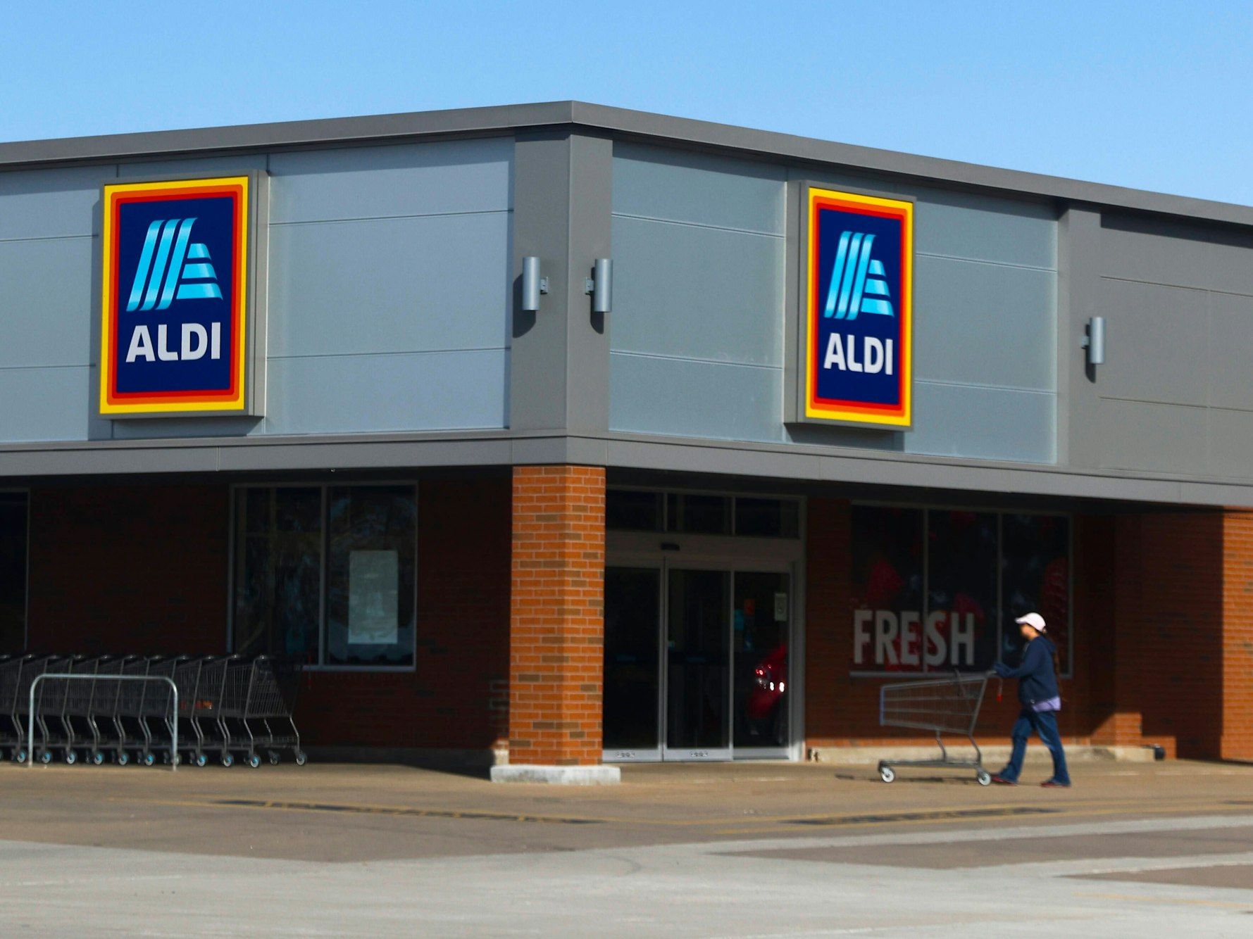 Eine Aldi-Filiale in Streator im US-Bundesstaat Illinois.
