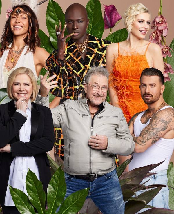 V.l. hinten: Jolina Mennen, Cosimo Citiolo, Tessa Bergmeier, Jana Pallaske, Papis Loveday, Verena Kerth; v.l. vorne: Lucas Cordalis, Markus Mörl, Cecilia Asoro, Claudia Effenberg, Martin Semmelrogge, Gigi Birofio