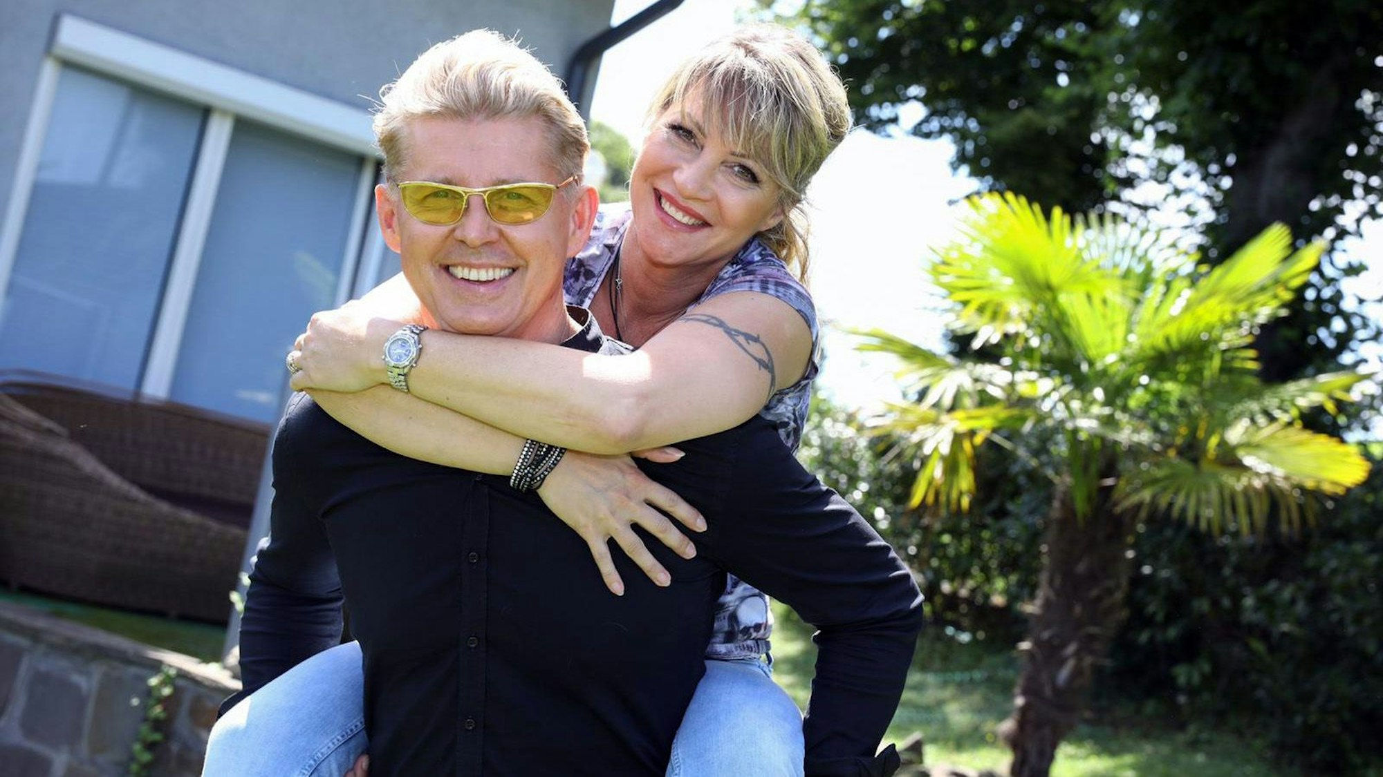 Markus Mörl und Ehefrau Yvonne.