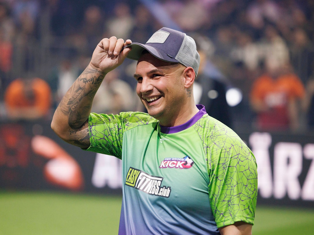 Pietro Lombardi bei „Der große Kick“ in der Lanxess-Arena.