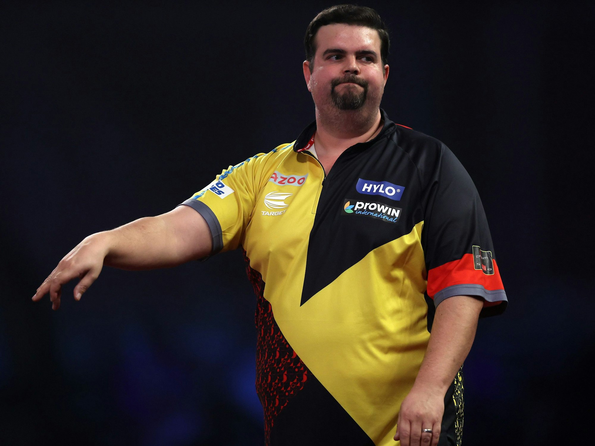 Gabriel Clemens zeigt sich nach einem Wurf enttäuscht.