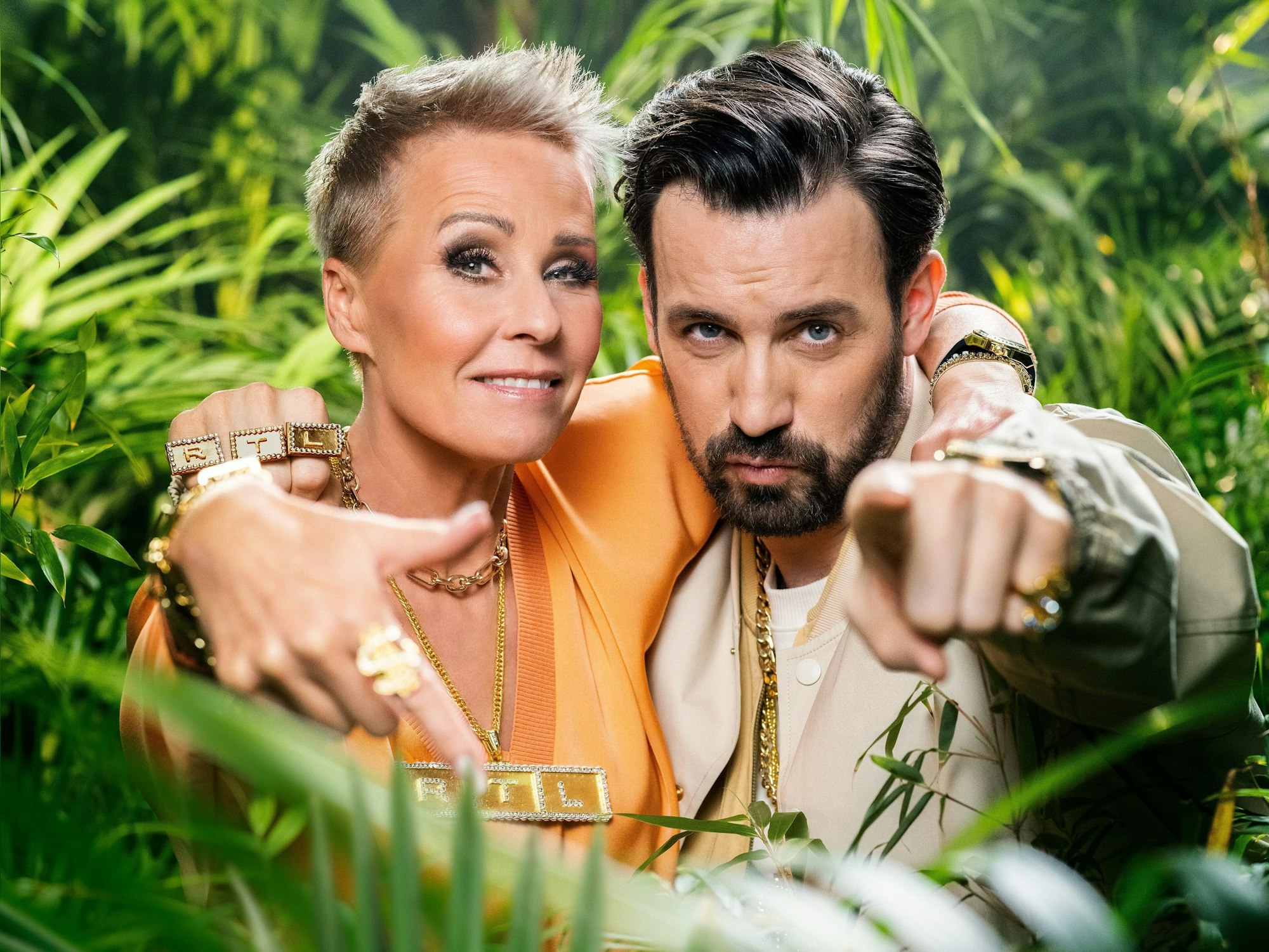 Die beiden Dschungelcamp-Moderatoren Sonja Zietlow und Jan Köppen.