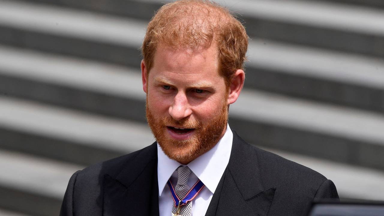 Prinz Harry verlässt am 3. Juni 2022 die St Paul's Cathedral in London