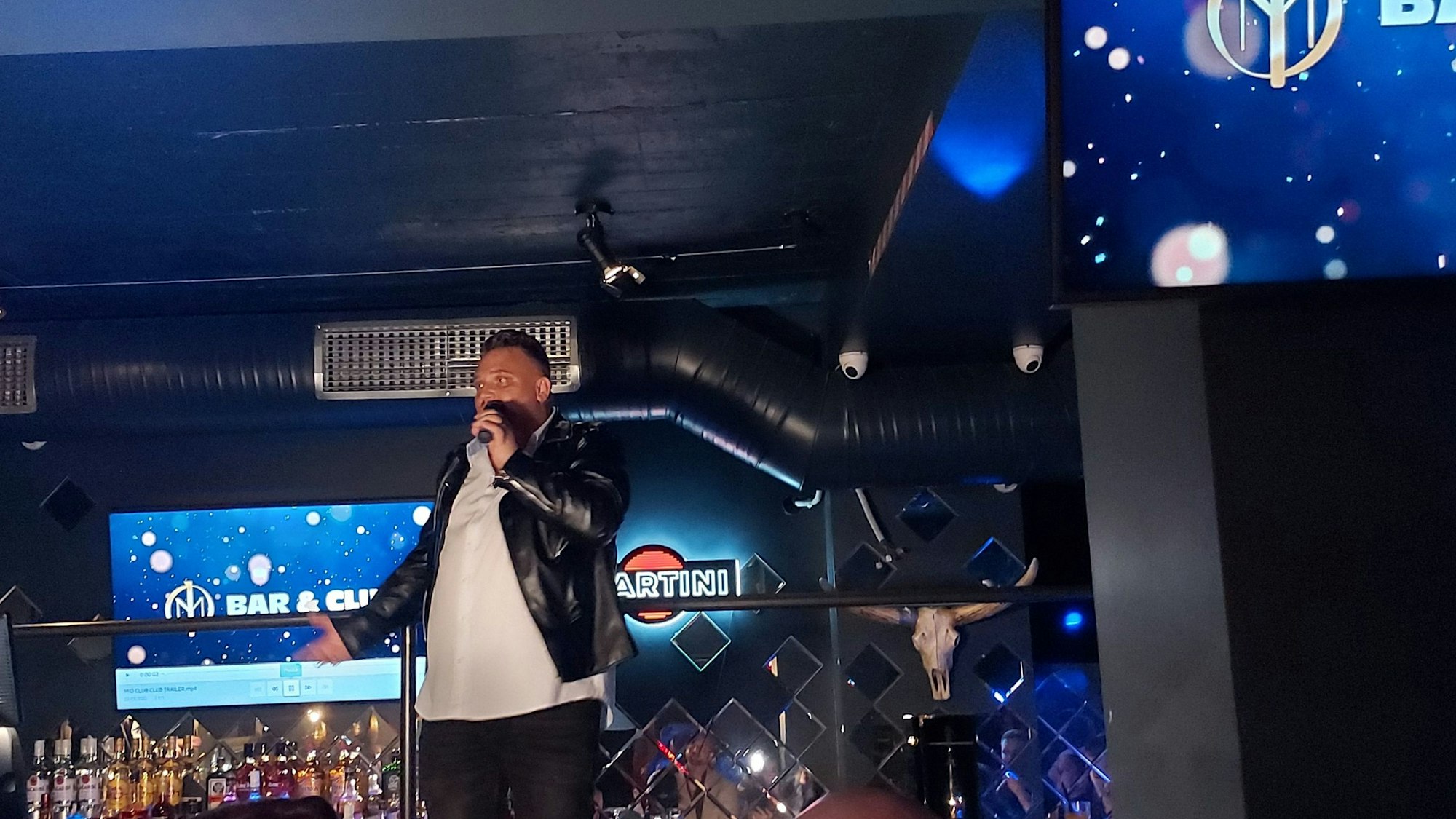 Menowin Fröhlich präsentierte am Donnerstagabend (5. Januar) im Kölner Mio Club seine neue Single.