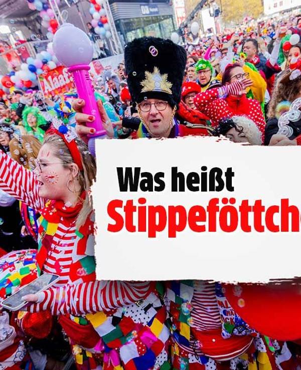Jecke feiern Karneval in Köln.